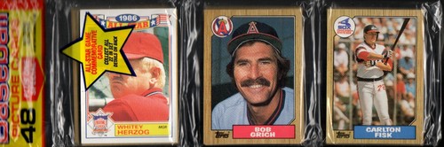 1987 Topps Rack Pack Carlton Fisk HOF Top Chicago White Sox Baseball #2
