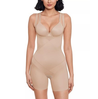 Miraclesuit Tummy Tuck Extra Firm Wear Your Own Bra Mid-Thigh Shaper Sz 2XL NWT