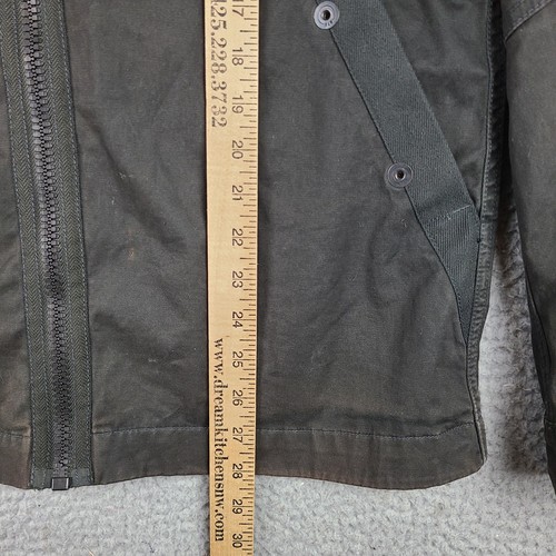 G-Star RAW Waxed Cotton Deline Mix Overshirt Streetwear Urban Black Men's Medium - Picture 7 of 8