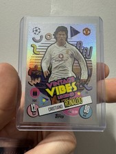 Topps Match Attax 2024-2025 Cristiano Ronaldo Vintage Vibes Legend #418