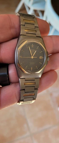 Pre TAG Heuer 825.213 Midsize Titanium Series Watch Blue Moondust Womens Mens