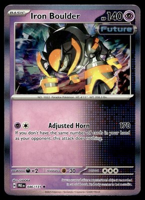 Iron Boulder Holo 046/131 SV: Prismatic Evolutions PRE GIDORA