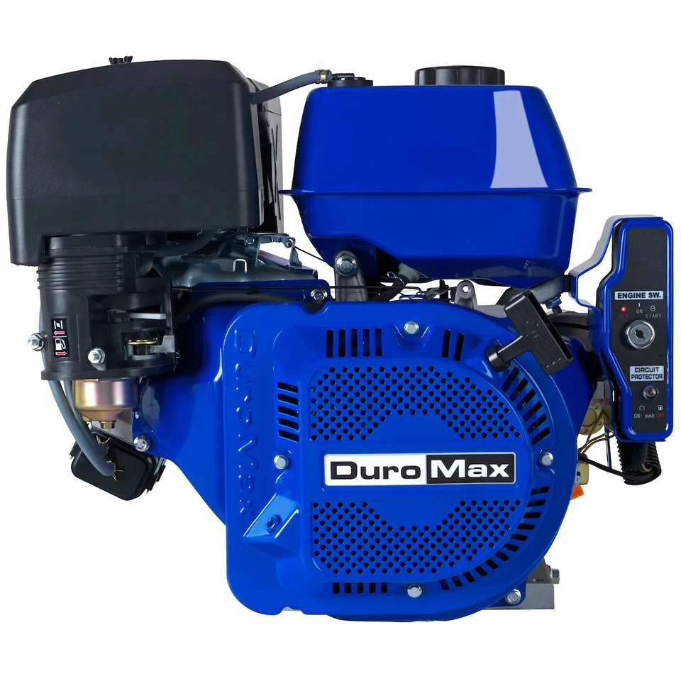 DuroMax XP16HPE 420cc 1" Recoil/Electric Start Horizontal Gas Powered Engine - Image 2 of 4