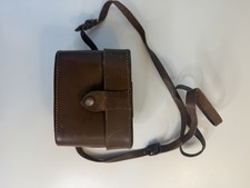Brown Leather Camera Case/Cover for Camera with Shoulder Strap