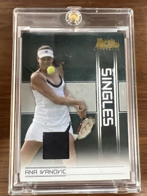 ANA IVANOVIC 2007 #SI-2 Ace Authentic Card Match-Worn Jersey  (A case included)