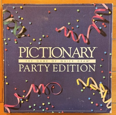 Vintage Pictionary The Game of Quick Draw Party Edition -  1989 - 100% Complete