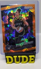 2025 Panini Prizm WNBA - Jessica Shepard #137 Orange Ice Prizm