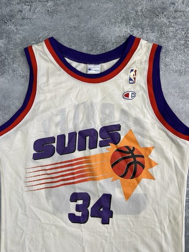Charles Barkley Phoenix Suns Home Jersey Champion NBA Size S Made In USA - Picture 3 of 11