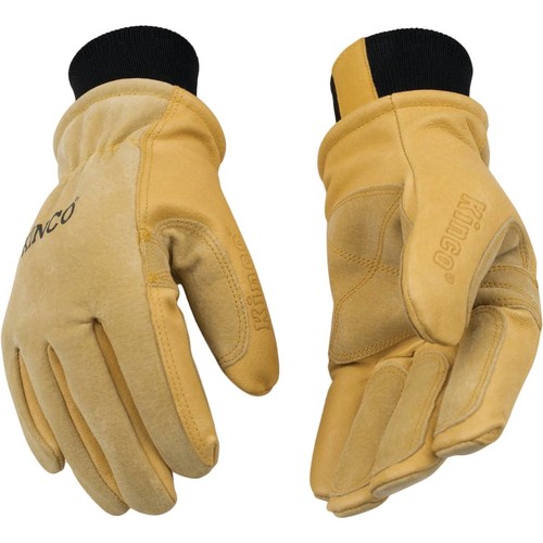 Kinco Men's Large Premium Pigskin Thermal Insulated Winter Work Glove 901-L