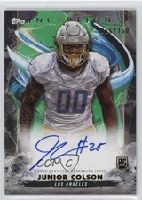 2024 Topps Inception Rookie Auto Green 56/150 Junior Colson #RA-JUC Auto 1t6g