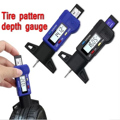 Digital Car Tyre Tread Depth Gauge Meter Measurer Tool Caliper Thickness
