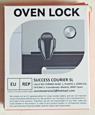 EUDEMON Childproof Oven Door Lock 1 Pack Easy Install Heat-Resistant Black