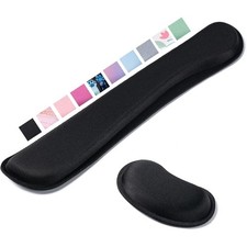 Keyboard Wrist Rest,Ergonomic Wrist Rest,Superfine Fabric and Gel Memory Foam