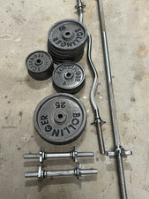 Plaques de poids standard Bollinger Barbell vintage 2 5 10 lbs