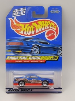 Hot Wheels 2000 Mainline - Snack Time Series - Monte Carlo Concept Car - blue #2