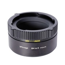 XPIMAGE B4-E Lock Lens Adapter for B4 2/3'' Lens to Sony E Mount A7s A9 Camera
