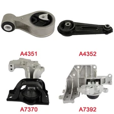 4pc Motor Engine Mount Set For 2008-2015 Nissan Rogue AWD CVT Transmission EPA