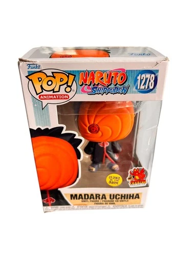 Funko Pop Naruto Shippuden Madara Uchiha Sharingan Glow Exclusive 1278 in box