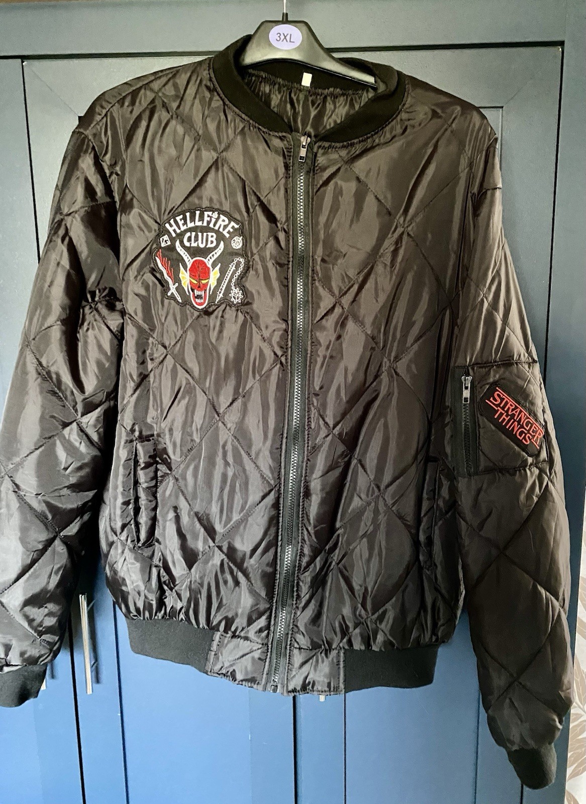 Custom Made Stranger Things Bomber Jacket - image 1