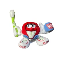 POH personal Oral Hygiene Flossy RARE Mascot Advertising Promo Bean Bag Plush