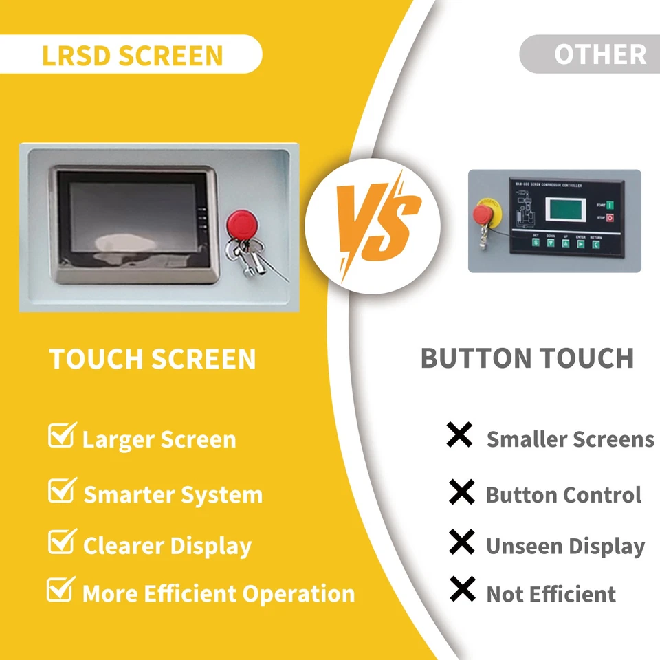 Compresor de aire de tornillo rotativo trifásico 460V 123CFM 30HP/22KW 125PSI para industrial Foto 4 de 4