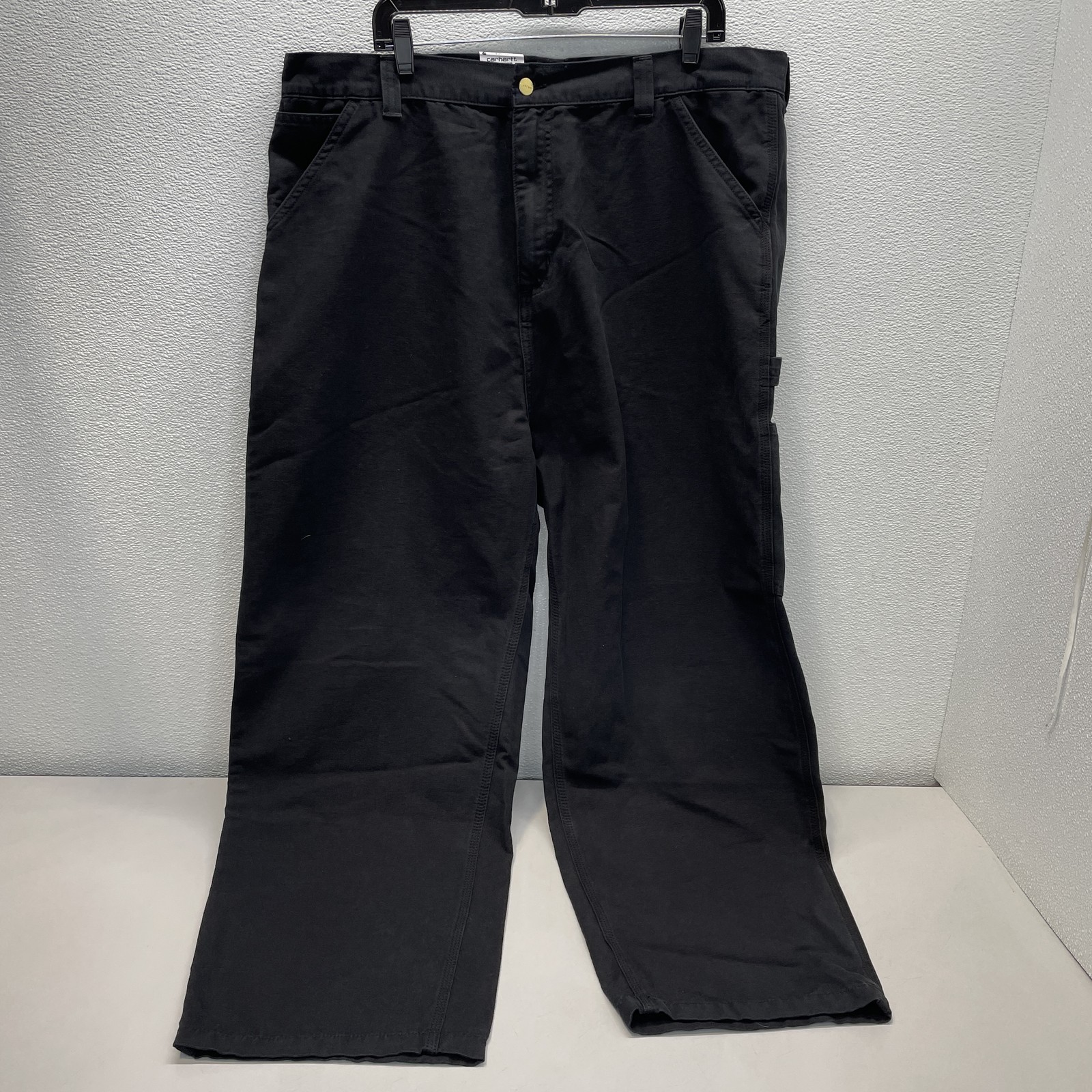 Carhartt WIP Men's Pants OG Single Knee Bottoms Canvas Size XXL/38 Black