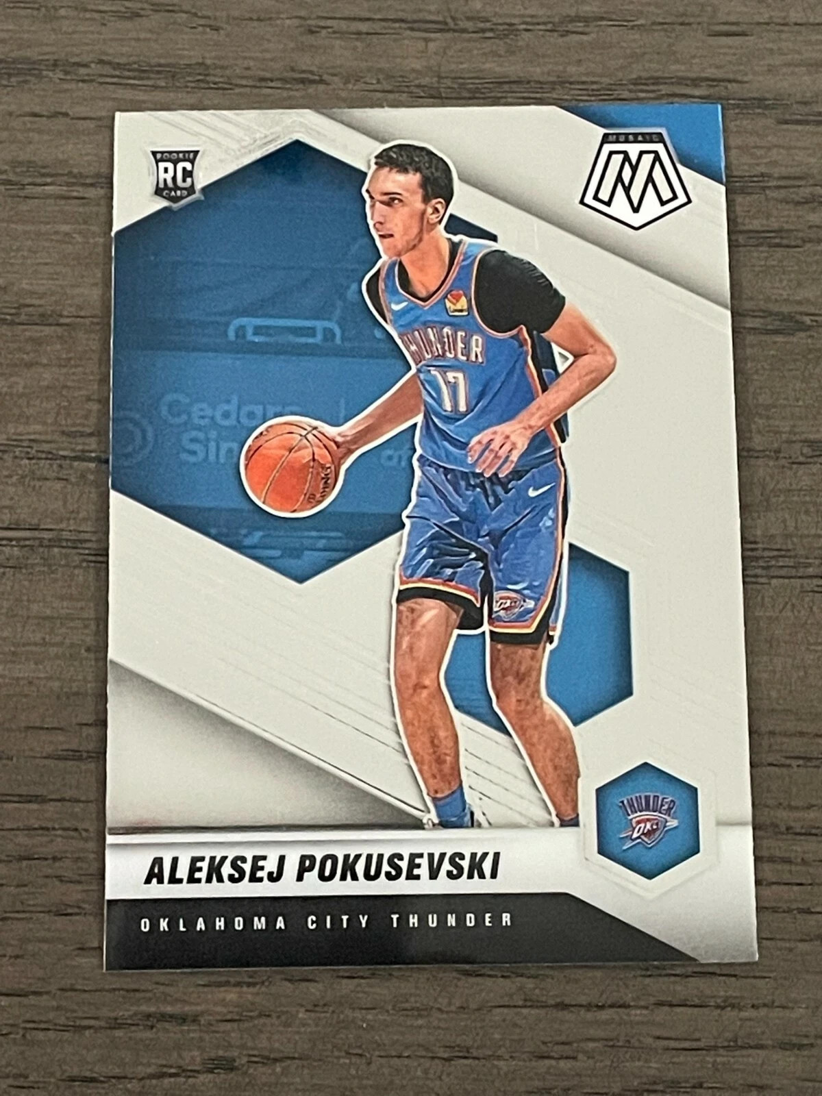2020-21 Mosaic Aleksej Pokusevski Rookie #226 Oklahoma City Thunder (A)