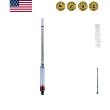 Professional Grade Proof and Tralle Hydrometer - Reusable  Accurate Reading