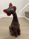 Fenton Alley Cat Glass Figurine 11” Mint Condition
