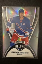 2025-26 Upper Deck Allure - Rookies Matthew Robertson #113 Black Rainbow (RC)
