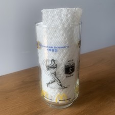 Milwaukee Brewers 1982 McDonalds glass Gorman Thomas, Cecil Cooper