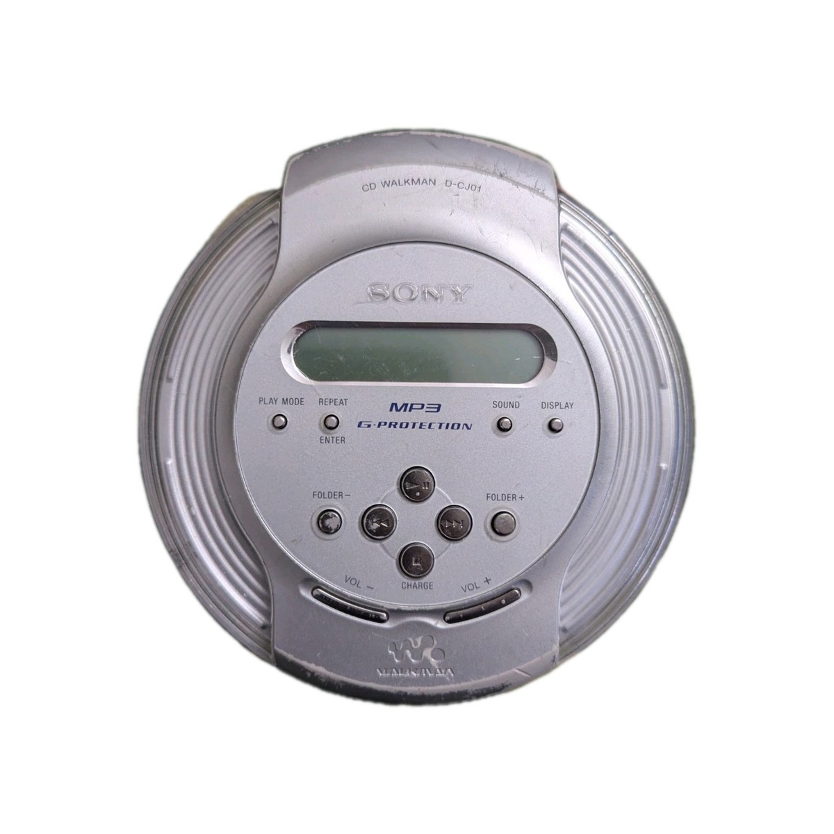 Sony D-CJ01 Portable CD Mp3 Walkman Music Player CD/ Tested/Works