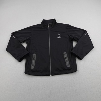 Zero Restriction Jacket Large Black Tour Series The Clint Fleece Softshell Golf
