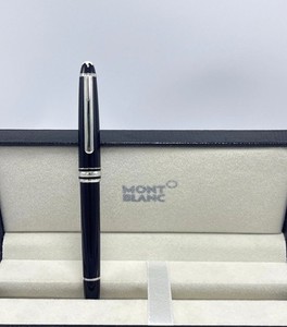 Montblanc Mesterstuck Roller Black Body + Silver Clips Ballpoint Pen I Black Ink