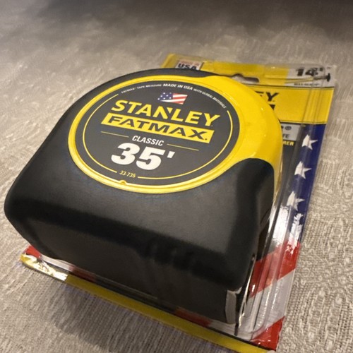 35' Stanley Fatmax Tape Measure # 33-735 New Fat Max Free Shipping - Picture 2 of 5