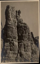 RPPC Rock Formation Merano Italy vintage postcard q986