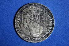 1969 F Germany Gerhard Mercator 5 Mark Silver Coin #M25456