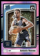 2024-25 Donruss Optic #266 Antonio Reeves Hyper Pink New Orleans Pelicans Rookie