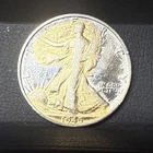 1945 Walking Liberty Half Dollar Gold Plated Circulated