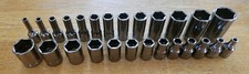 Snap-on 26pc 14 Dr Sae 6pt Semi-deep Shallow Socket Set 18-58 110stmy Plus