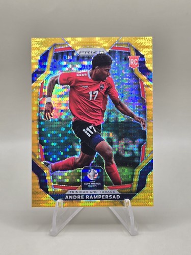 2024 Copa America Prizm Andre Rampersad #194 Gold Pulsar /10 Trinidad RC