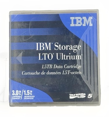 NEW IBM LTO-5 ULTRIUM 1.5 TB DATA CARTRIDGE (46X1290)