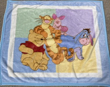 Disney Baby Winnie the Pooh  Friends Crib Blanket Multicolor