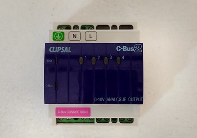 CLIPSAL C-BUS L5504AMP 4 KANAL ANALOG OUTPUT UNIT