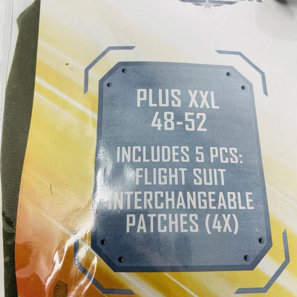 Top Gun Maverick Hombre Adulto Talla XXL Se Ajusta a 48-52 Disfraz de Halloween Mono Foto 4 de 4