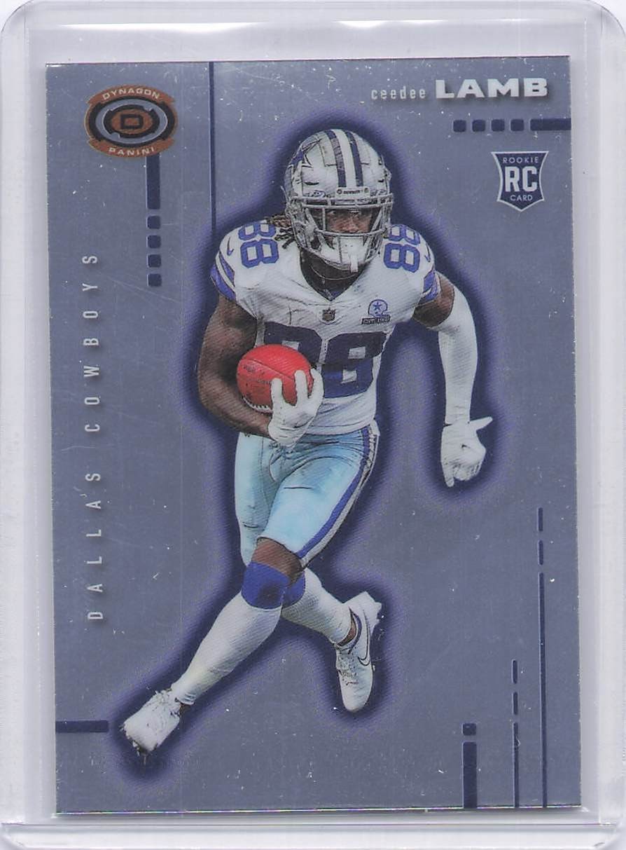 2020 Panini Chronicles #D-11 CeeDee Lamb Dynagon Rookies / Dallas Cowboys