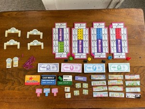 Lot Replacement Parts Pieces Vintage 1996 Milton Bradley Electronic Mall Madness