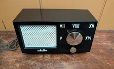 Rare 1950 Eckstein Tube Radio Aero-Radio Bakelite MCM Roman Numeral Just Static