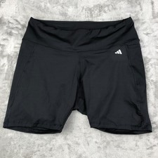 Adidas Optime 7 inch Training Legging Shorts Black Gym AEROREADY - Size 3XL NEW