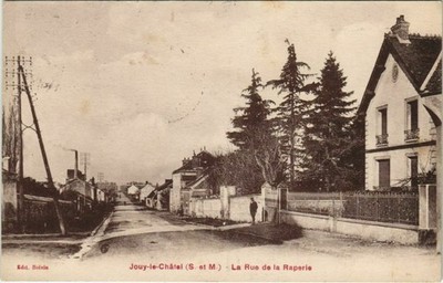 CPA JOUY-le-CHATEL Rue de la Raperie (19697)